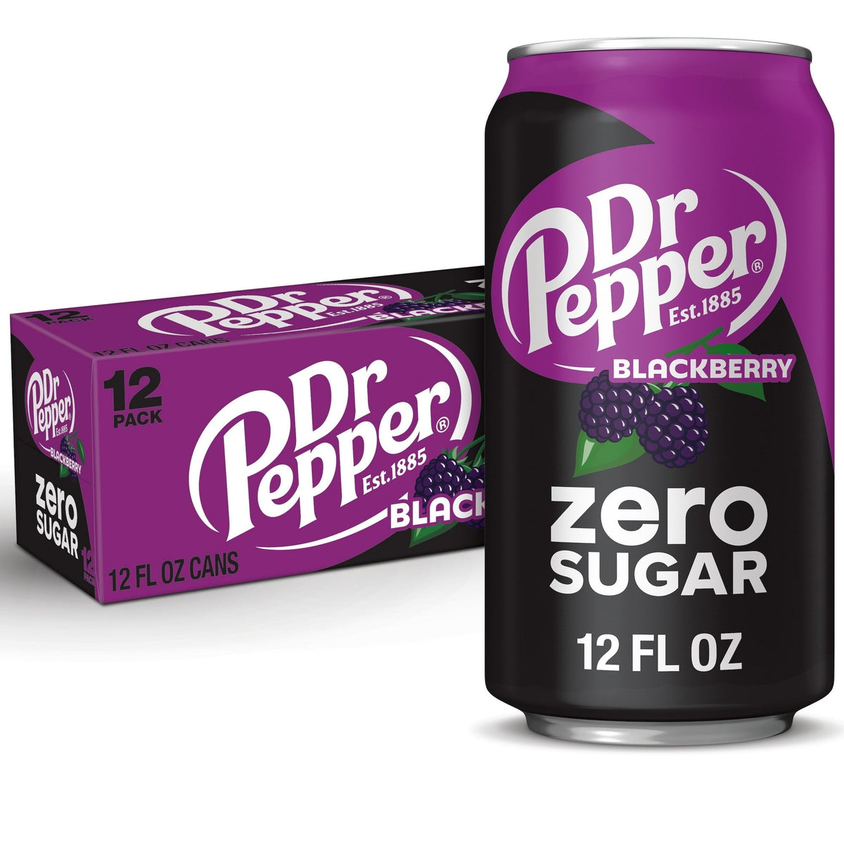 Dr Pepper Blackberry Zero Sugar Soda M7