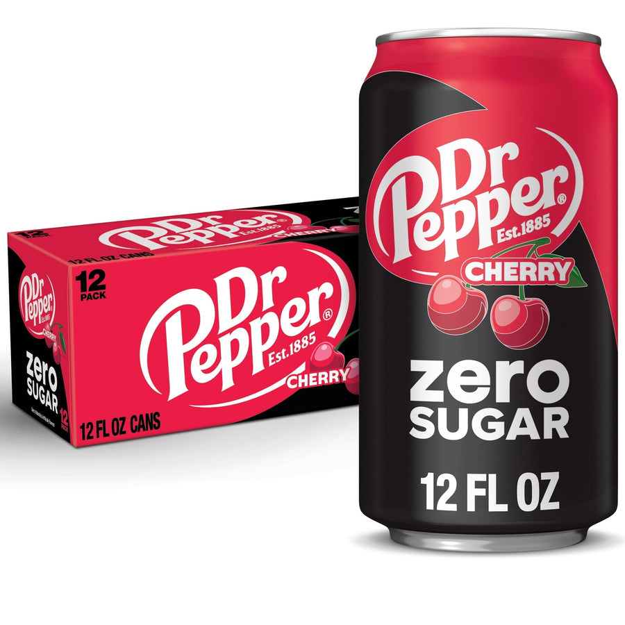 Dr Pepper Cherry Zero Sugar Soda A8